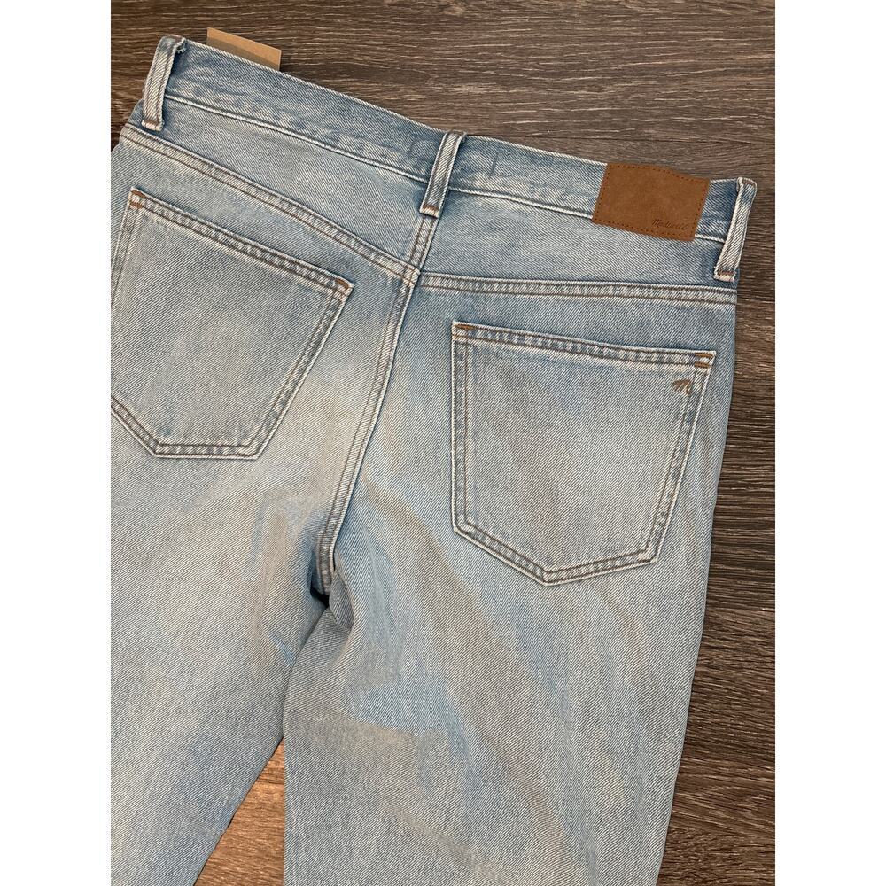 NWT Madewell Low-Slung Straight Jeans In Sevilla Wash Size 27 - Picture 11 of 11